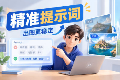 别再堆形容词了：一套提示词让AI出图稳定两倍